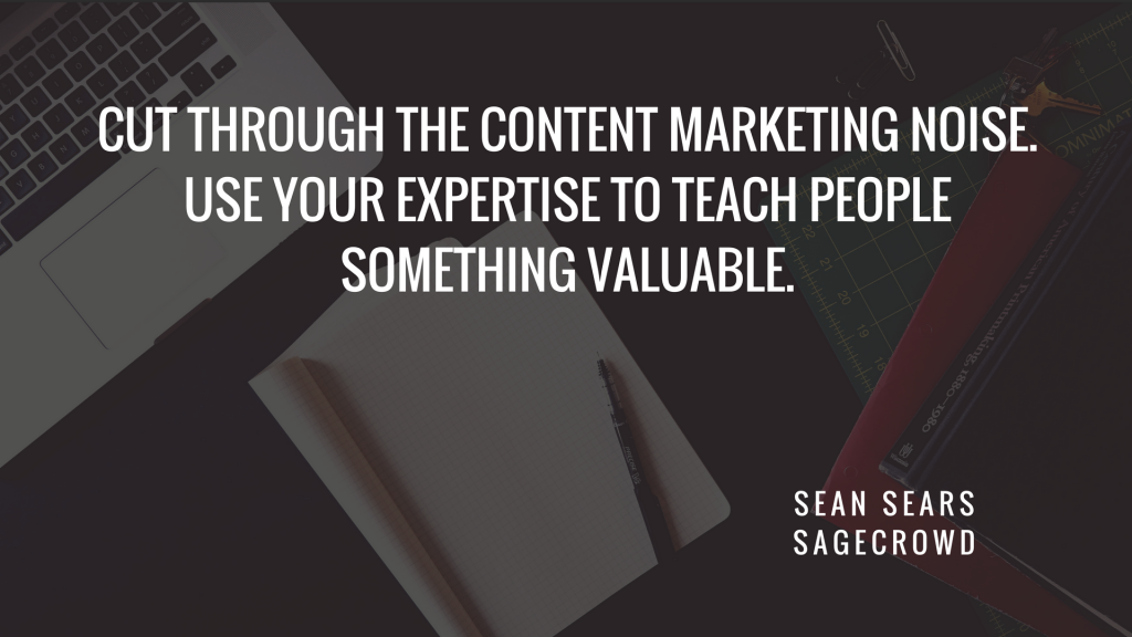 Sean Sears HR marketing quote